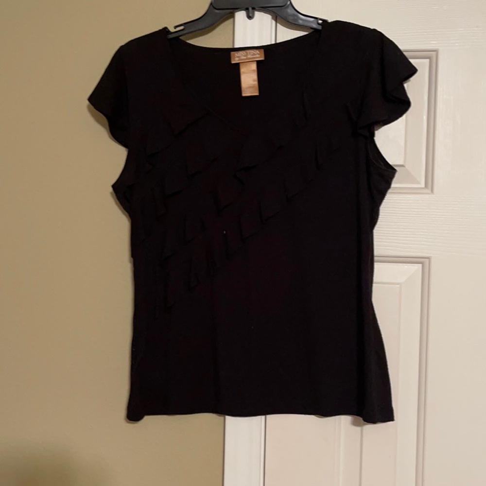 Miss Tina black blouse
